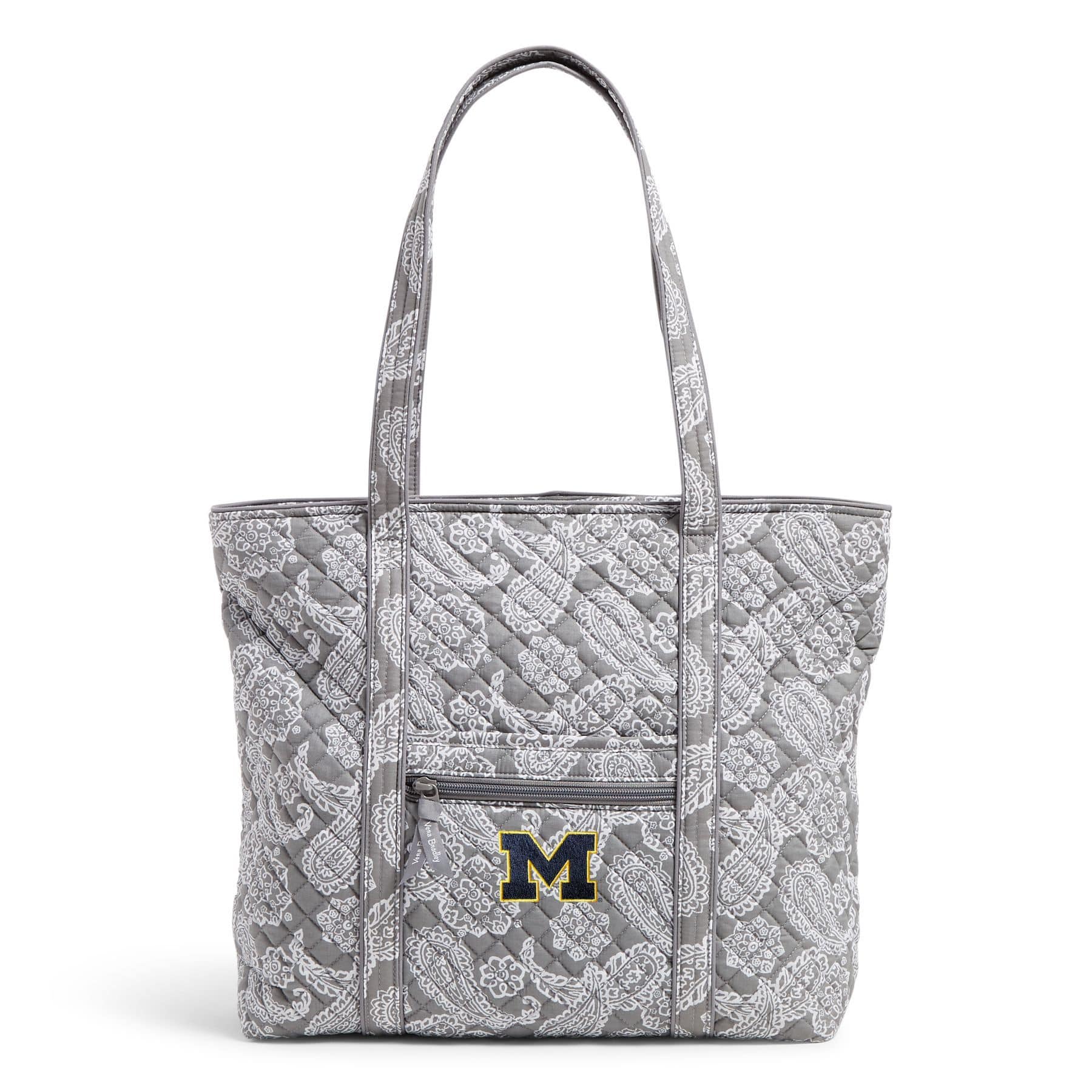 Stylish Collegiate Vera Bradley Tote Bag for Women - Durable & Spacious Campus, Work & Travel Tote - Perfect for School, Office & Weekend Getaways