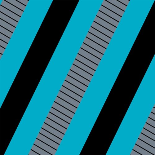 Black/Martinica Blue Stripes