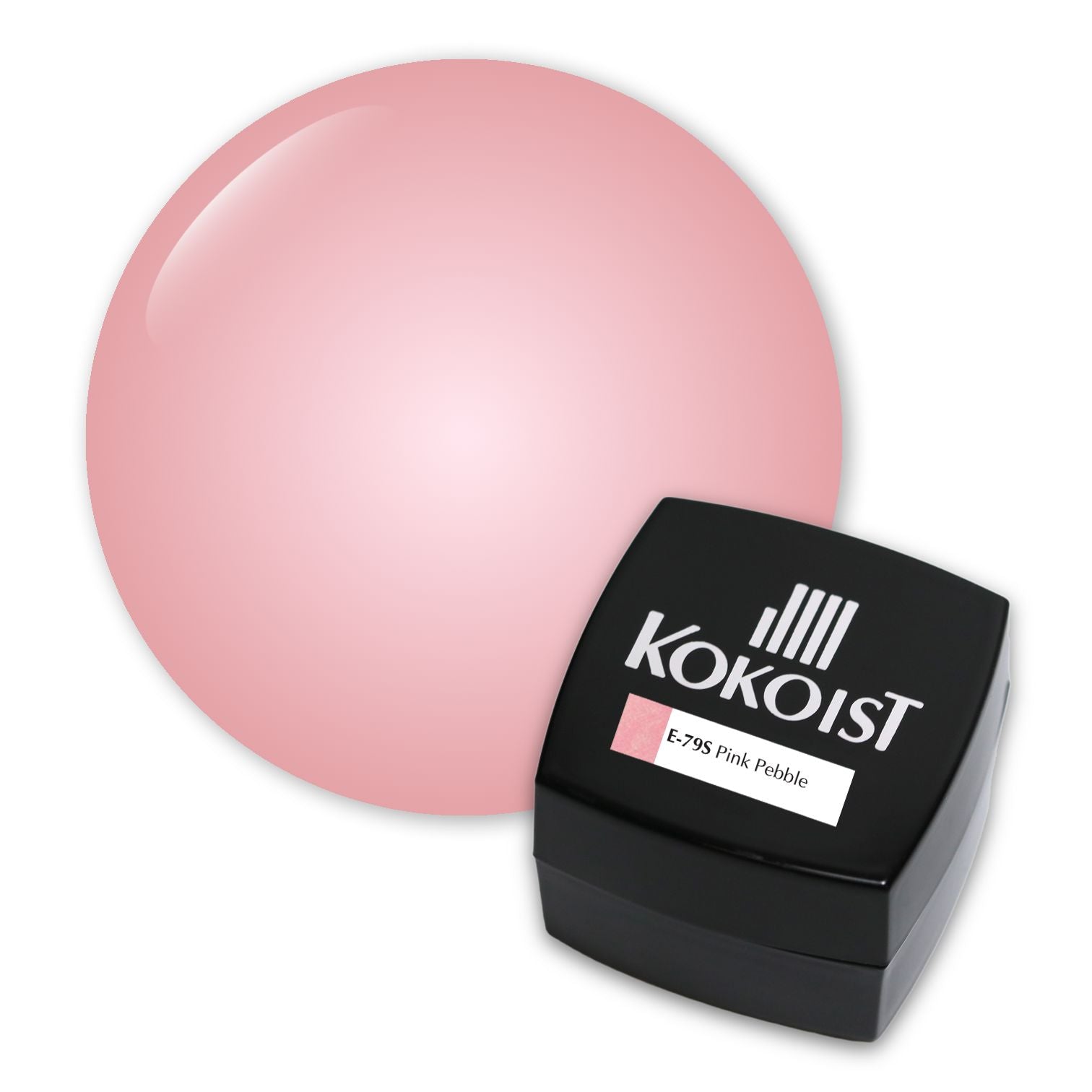 Kokoist E 79S Pink Pebble Nail Gel Polish - Long Lasting Professional Salon Quality Gel for Manicures & Pedicures | Perfect for Nail Art, French Tips & Special Occasions