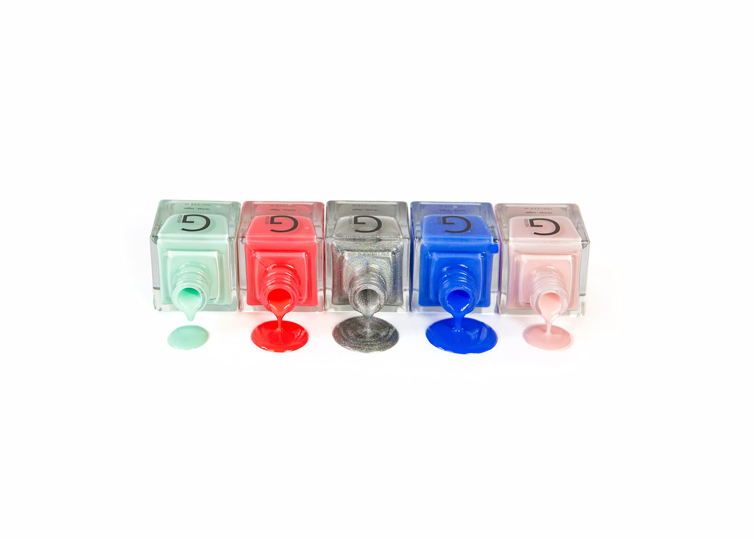 California Collection Nail Polish Set - Non-Toxic 9-Free Vegan Cruelty-Free Clean Beauty Nail Polish Gift for Teens & Adults | Perfect for Parties, Holidays & DIY Manicures at Home