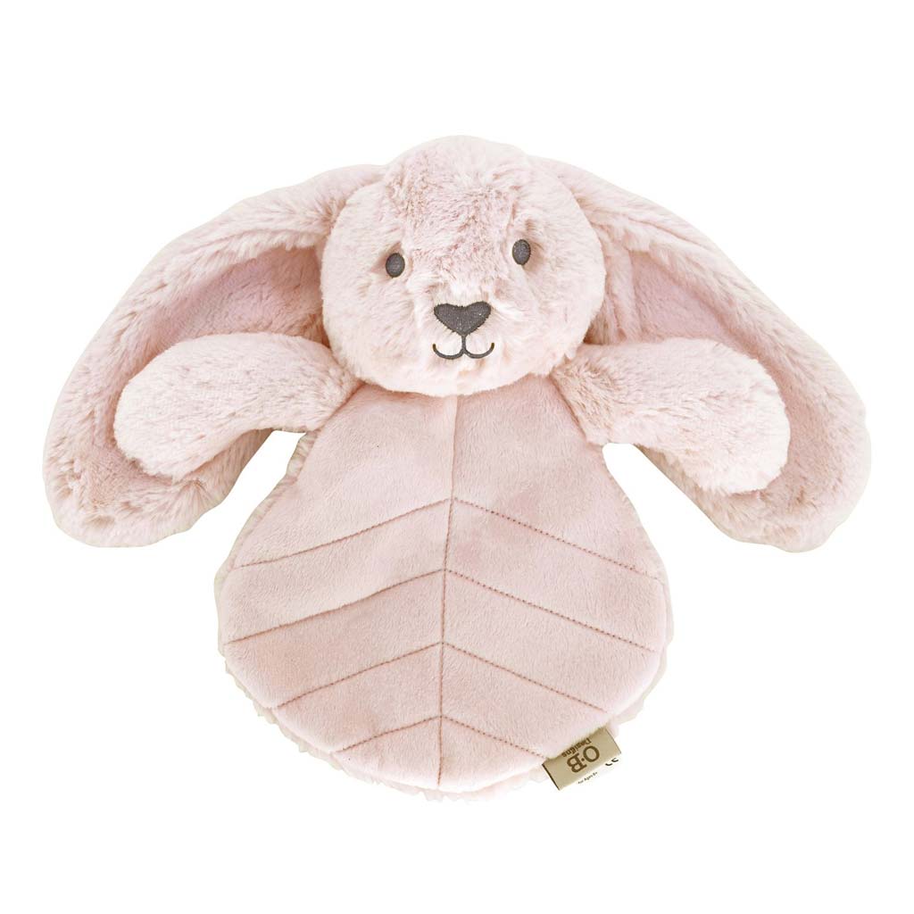 Soft Pink Bunny Baby Comforter Blanket - Cute Plush Security Blanket for Newborns & Toddlers - Perfect for Nursery, Stroller, and Bedtime Comfort