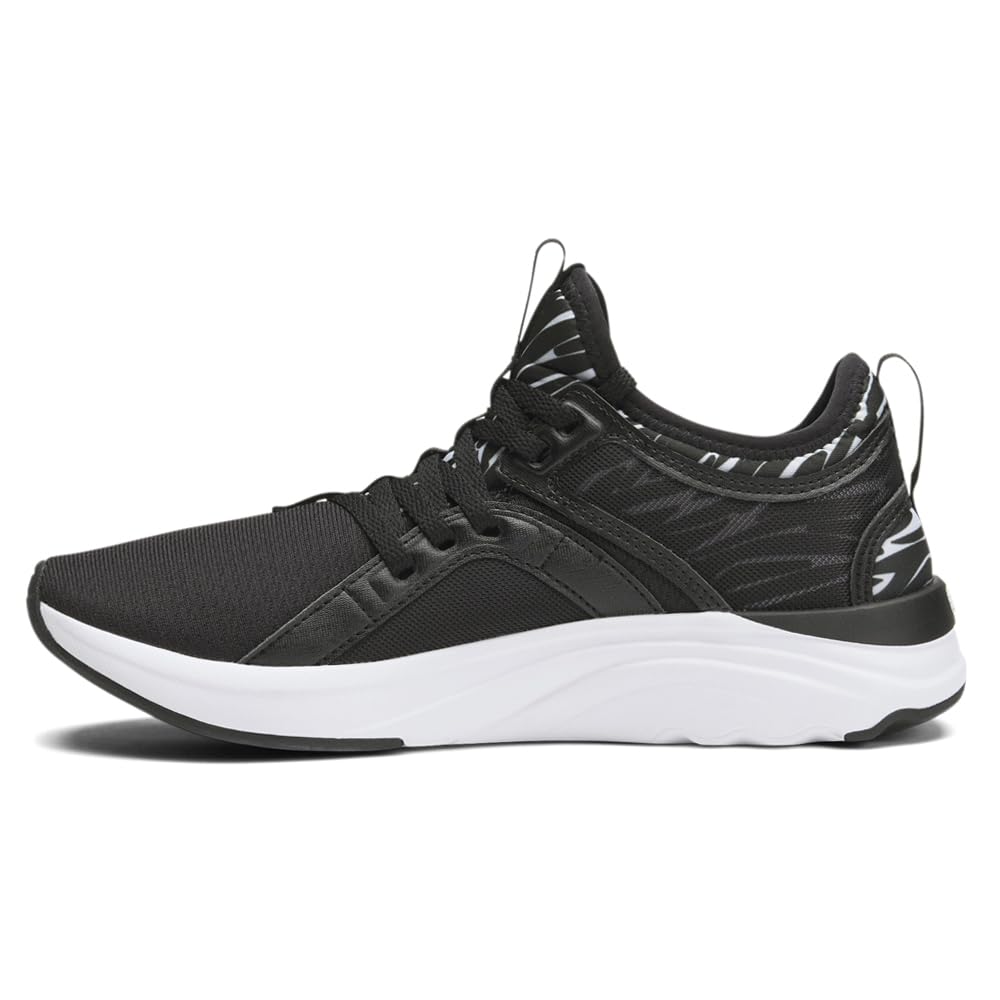 Puma Women's Softride Sophia Zebra Running Shoes - Black | Lightweight Cushioned Sneakers for Jogging, Gym Workouts & Everyday Comfort