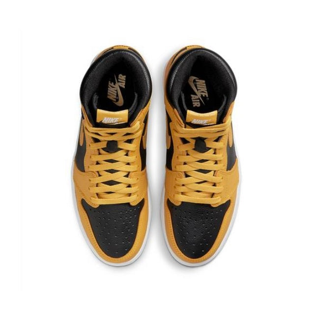 Air Jordan 1 High Retro OG Pollen White Black Sneakers - Men's Basketball Shoes for Streetwear & Casual Style
