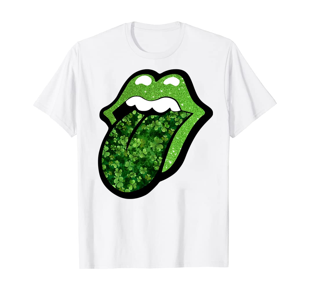 Sexy Irish Leopard Print Shamrock Green St Patrick's Day T-Shirt for Women - Fun Party Outfit for Pub Crawls & Irish Festivals
