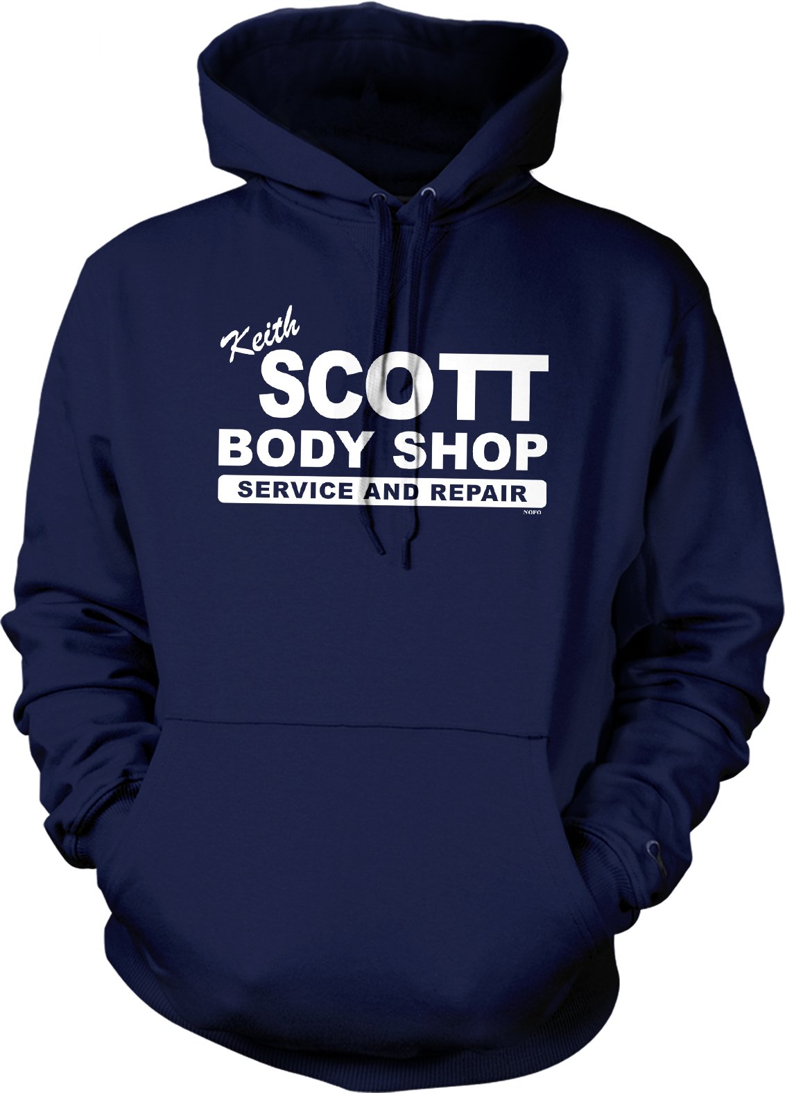 Keith Scott Body Shop Hooded Sweatshirt - Men's & Women's Pullover Fleece Hoodie | Cozy Casual Wear for Gym, Street Fashion & Outdoor Activities