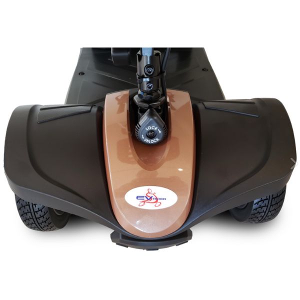 EV Rider MiniRider Lite 4 Wheel Mobility Scooter - Compact Electric Scooter for Adults & Seniors - Lightweight Foldable Travel Scooter with Long Battery Life - Perfect for Shopping, Travel & Indoor/Outdoor Use