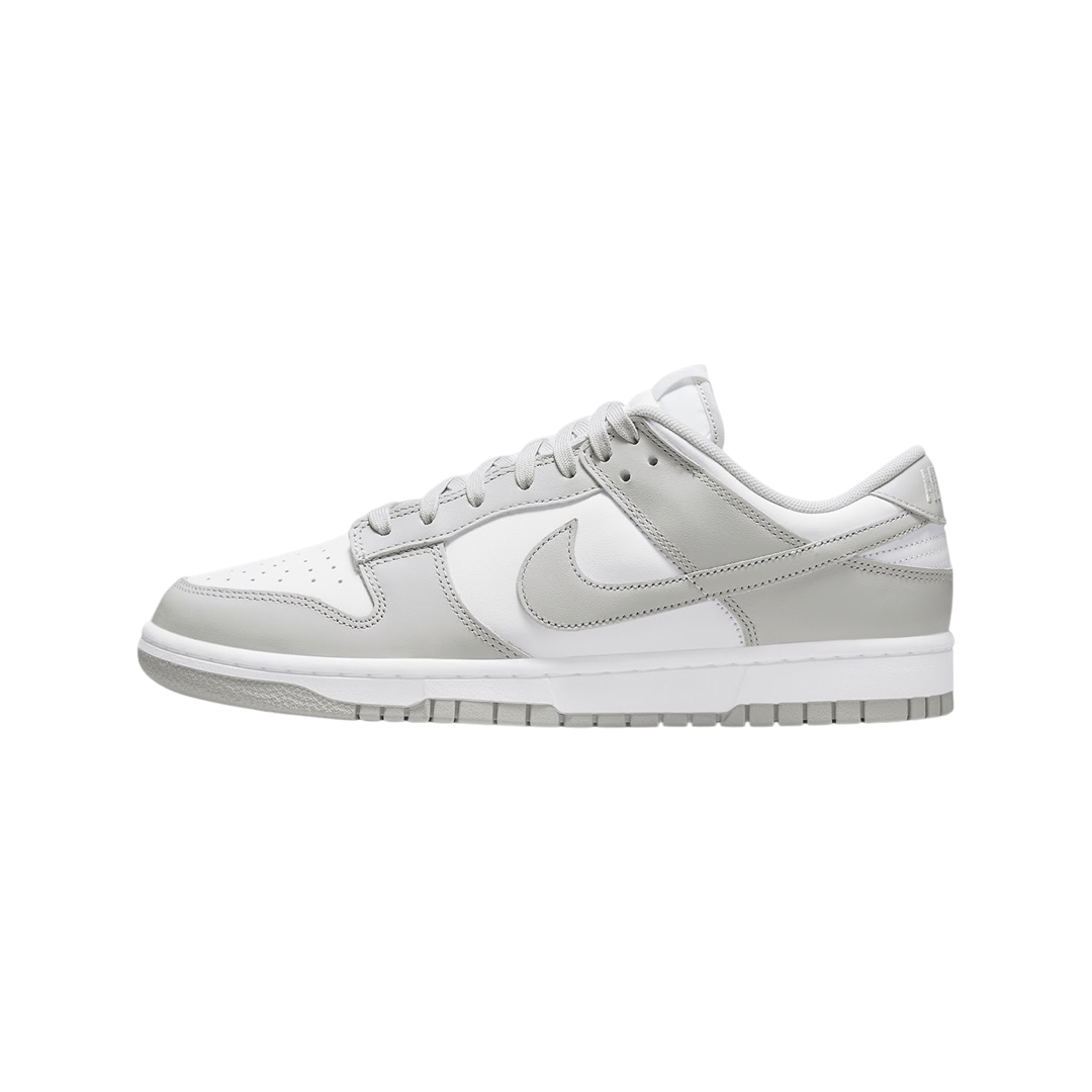 Nike Dunk Low Retro Men's Shoes - White Grey Fog Sneakers for Casual Wear, Street Style & Everyday Comfort