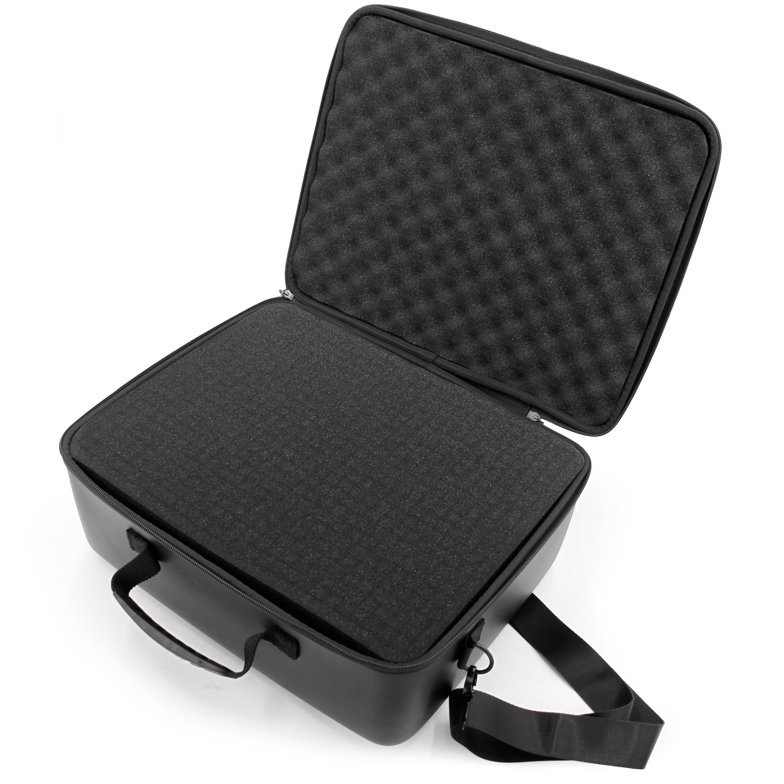 CASEMATIX Travel Case for Hercules DJControl Inpulse 200 MK2 DJ Controller - Customizable Dual Layer Foam Protection with Carry Handle | Perfect for DJ Gigs, Studio Sessions & Travel
