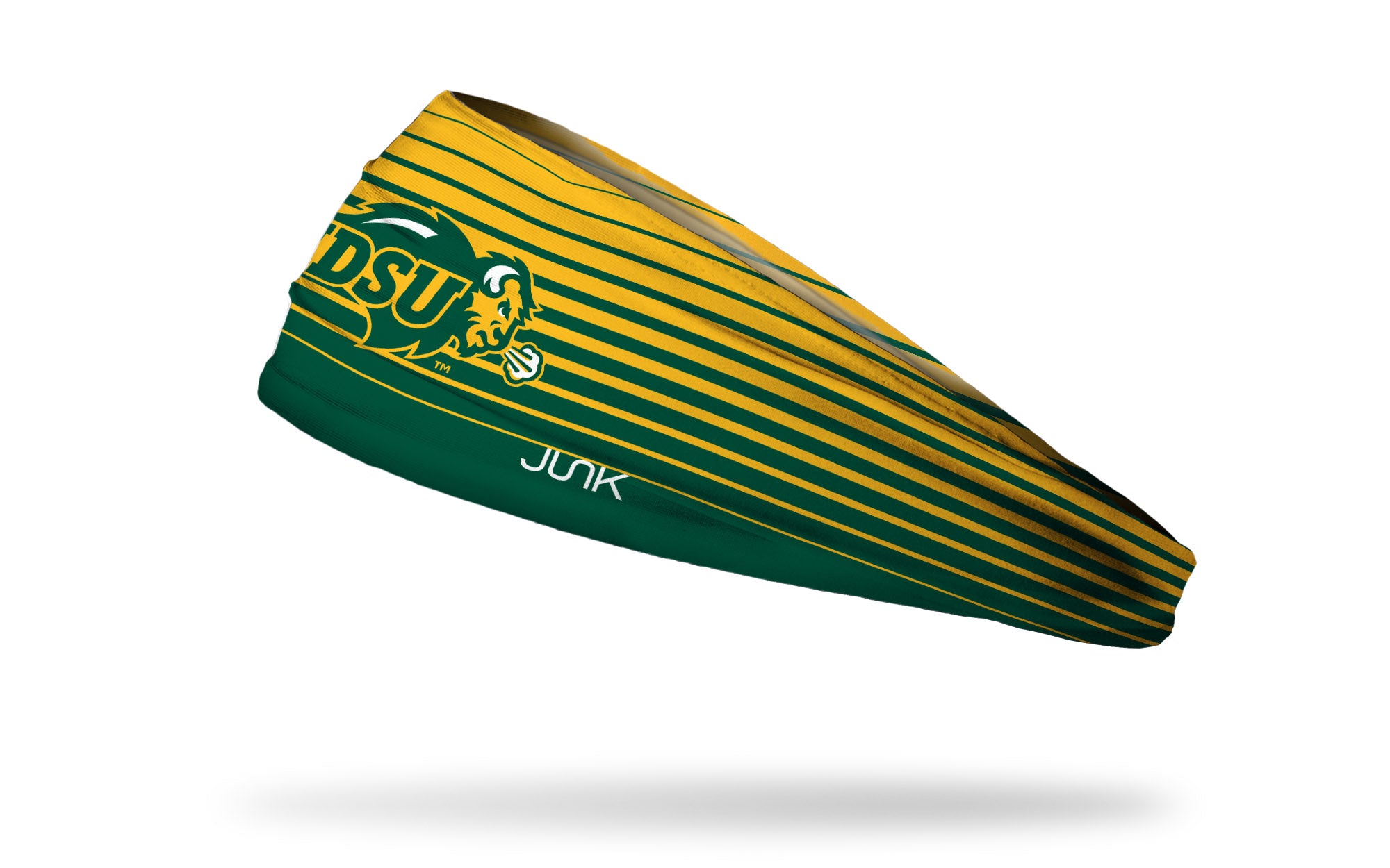 North Dakota State University Gradient Stripe Big Bang Lite Headband - Adjustable Sports Headband for Running, Yoga & Workouts - Perfect for Women's Fitness & Active Lifestyle