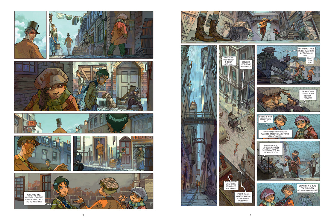 The Baker Street Four, Vol. 1 - Mystery Graphic Novel | Sherlock Holmes Inspired Adventure | Perfect for Comic Book Lovers & Mystery Readers