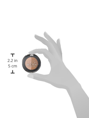 Maybelline New York Eye Studio Color Molten Cream Eyeshadow - Nude Rush 0.07oz | Long-Lasting Creamy Eyeshadow for Day & Night Makeup | Perfect for Everyday Wear, Parties & Special Occasions