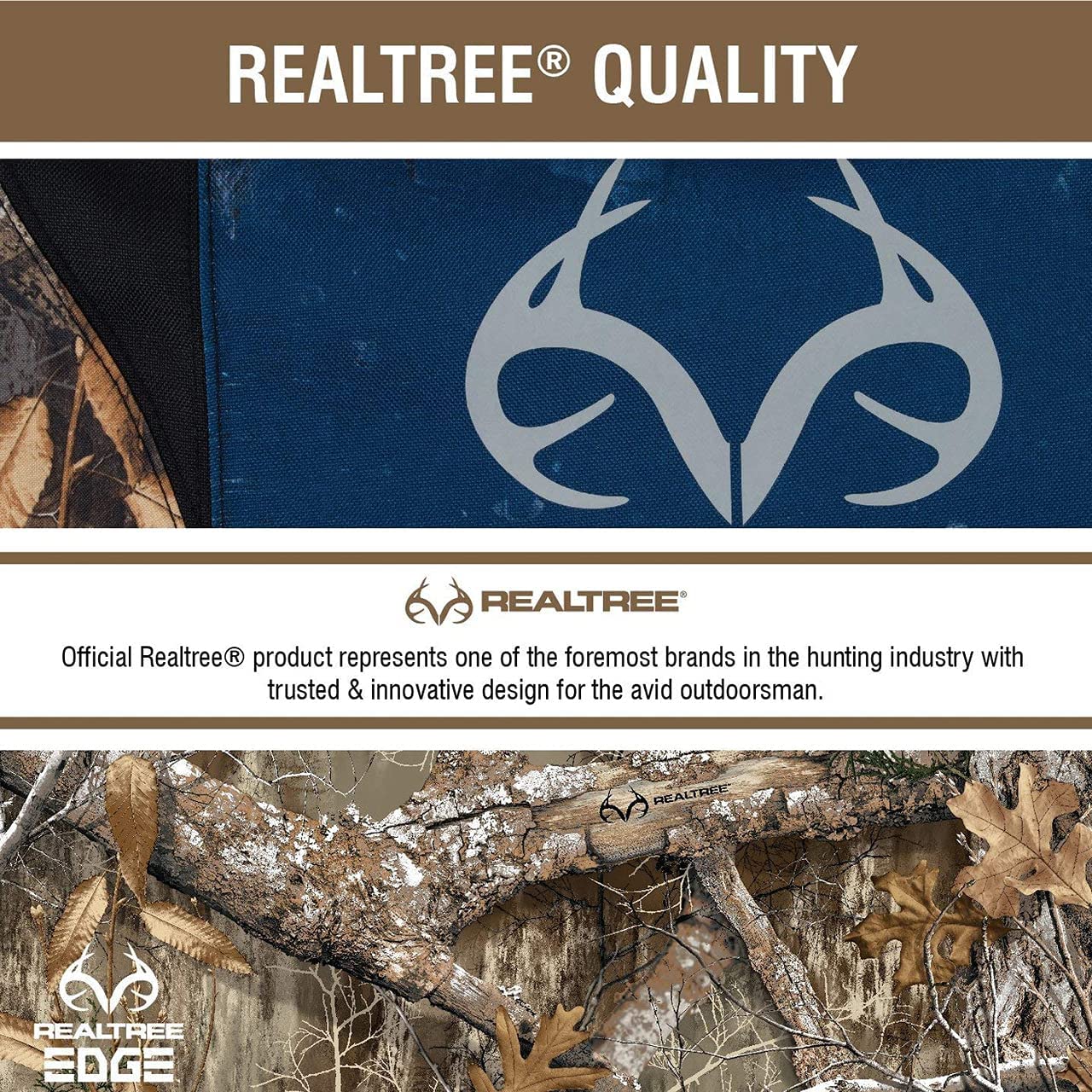 Realtree Camo Low Back Seat Cover - Waterproof Edge/Americana Design for Trucks, Cars & SUVs | Perfect for Hunting, Off-Roading & Outdoor Adventures