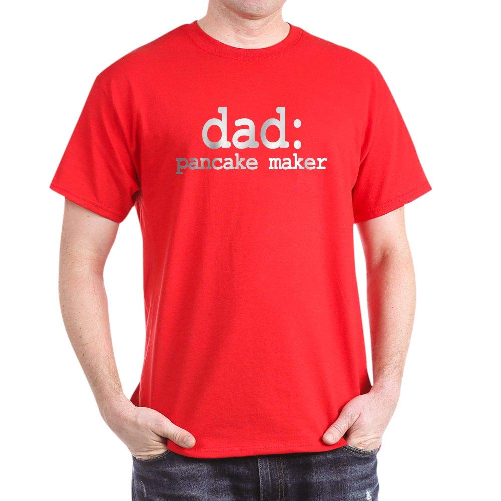 Funny Dad Pancake Maker Graphic T-Shirt - Dark Cotton Tee for Father's Day & Breakfast Lovers - Perfect Gift for Dads Who Love Cooking