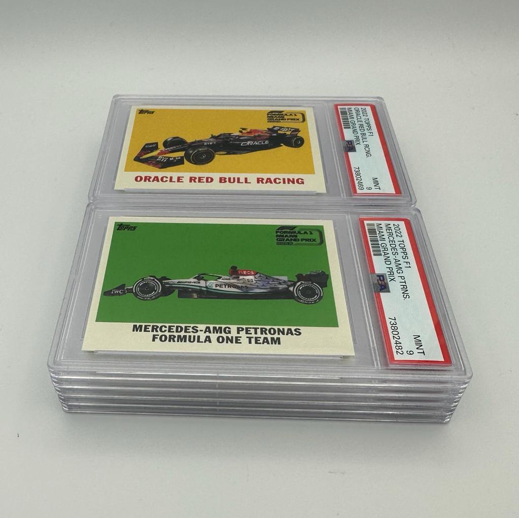 2022 Exclusive Miami Grand Prix PSA 9 All 10 Powertrains Complete Set - Perfect for Collectors, Racing Enthusiasts & Display Showcase
