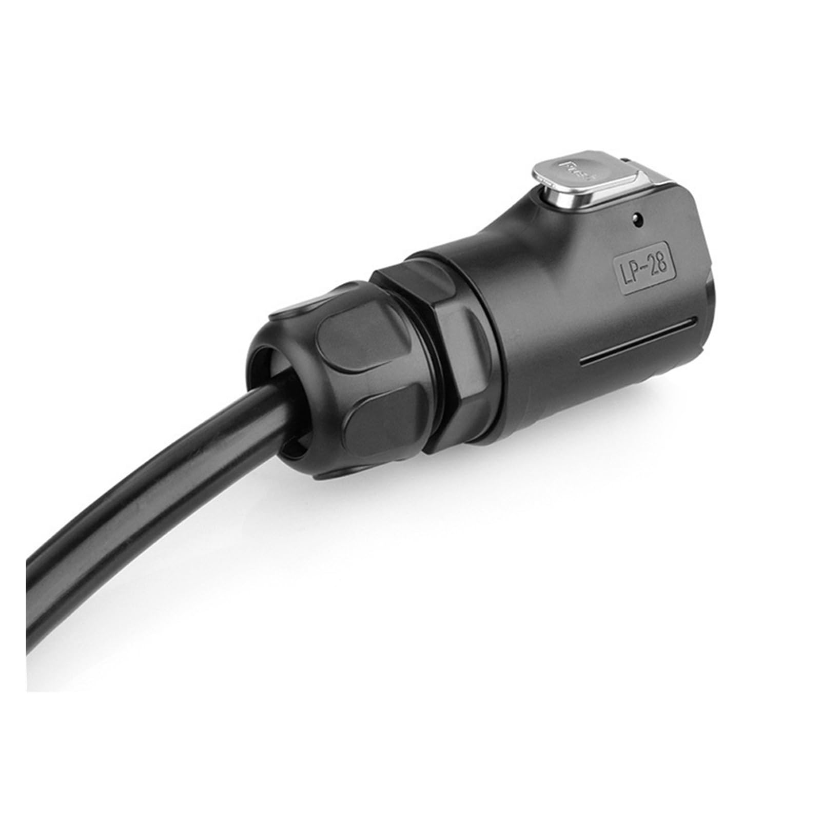 LP28 2Pin M28 Waterproof 45A 500V Heavy Duty Electrical Connector Set - Male and Female Plug Socket for EV Charging, New Energy Vehicles, Subway Systems (KL4-3b Compatible) - Perfect for Automotive Wiring, Industrial Equipment & Marine Applications (Male Plug Set3)