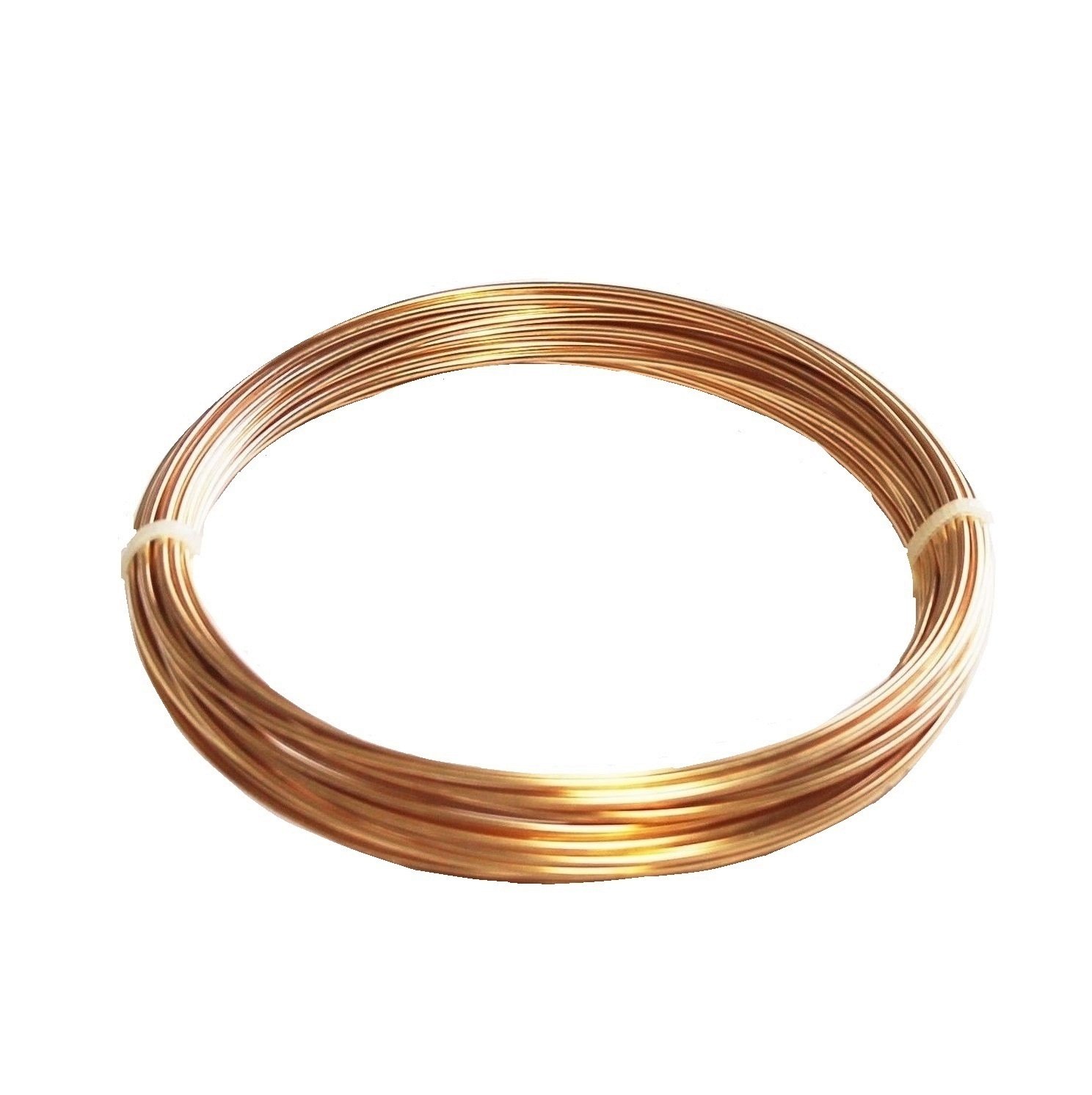 20 Ga Bronze Round Wire Dead Soft (50 Ft. Coil) - Perfect for Jewelry Making, Crafting, and DIY Projects