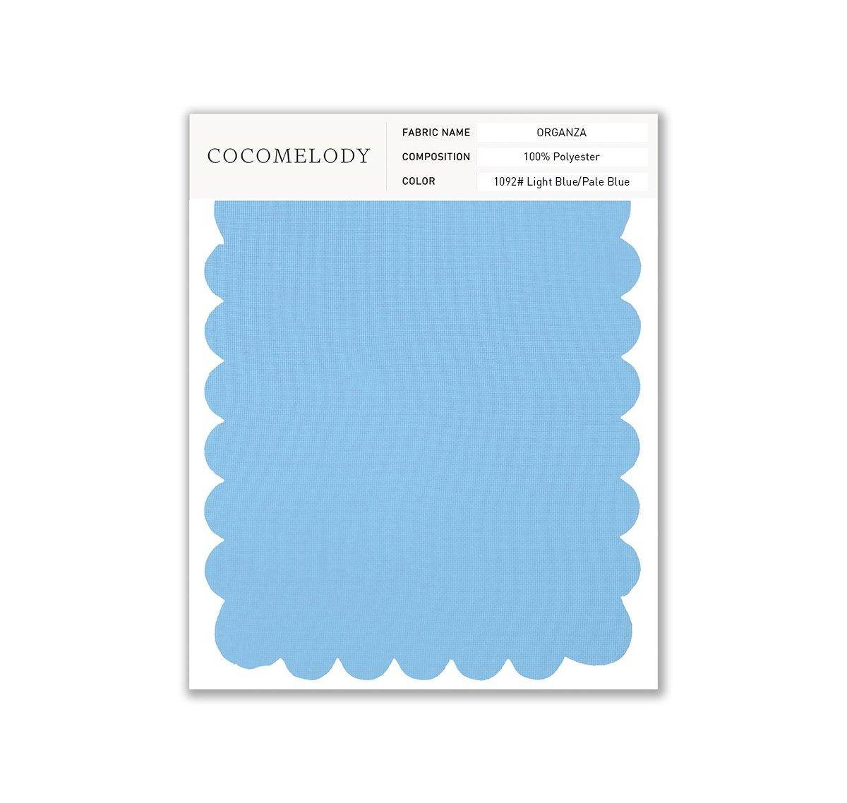 Premium Organza Fabric Swatch - Single Color SWOR16006 | Wedding Decor, Bridal Veils & DIY Craft Projects