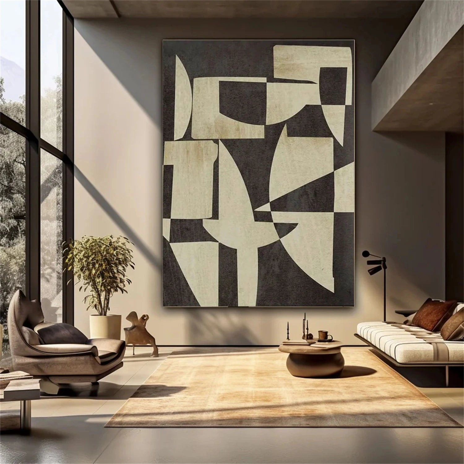 Abstract Tranquility Art Painting #WS212 - Modern Canvas Wall Art for Living Room, Bedroom & Office Decor