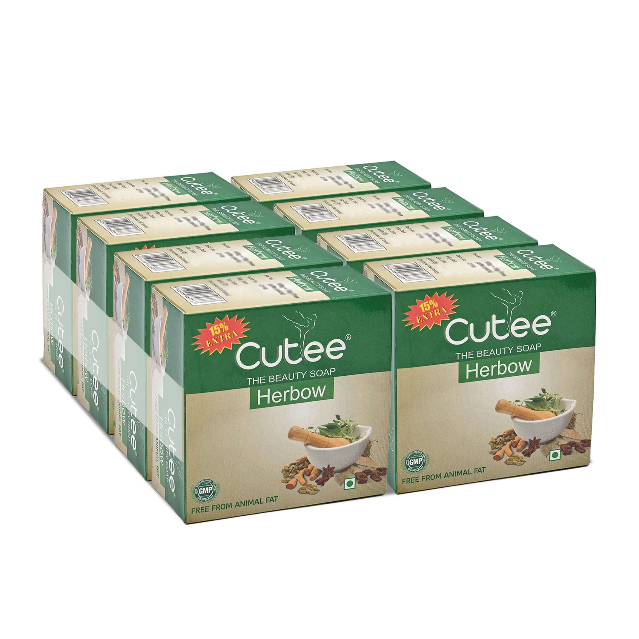 Neem & Thulasi Herbal Bath Soap Bar for Face & Body - All Skin Types, Unisex, 115g (Pack of 8) | Gentle Cleansing, Acne Control & Skin Nourishment | Perfect for Daily Shower, Spa Day & Travel