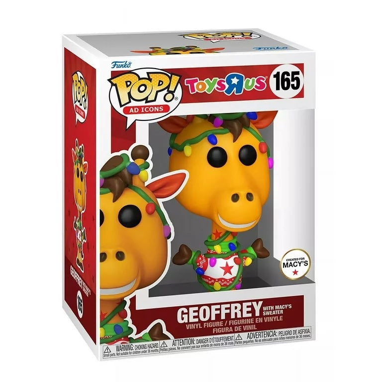 **Funko Pop! Vinyl Figure - Geoffrey the Giraffe in Macy's Sweater (Toys R Us Exclusive) | Collectible Toy for Kids & Adults | Perfect for Gifts, Display & Nostalgia**