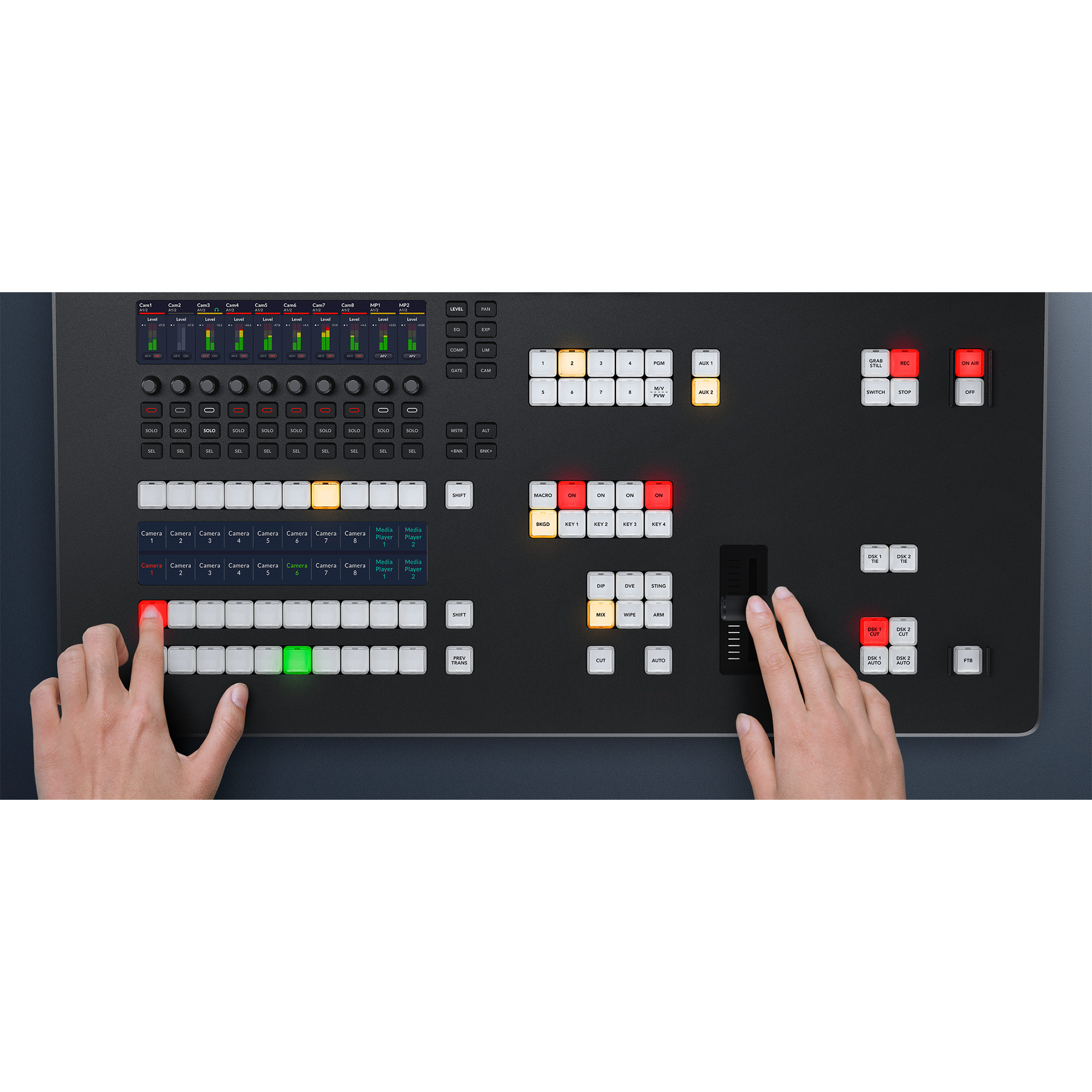 Blackmagic Design ATEM Television Studio 4K8 Professional Live Production Switcher - 4K/HD Video Mixer for Live Streaming, Broadcast & Events