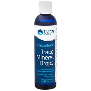 Trace Mineral Drops 4oz (1 Pack) - Liquid Electrolyte Supplement with 72+ Essential Minerals for Hydration & Recovery - Perfect for Athletes, Fitness & Daily Wellness