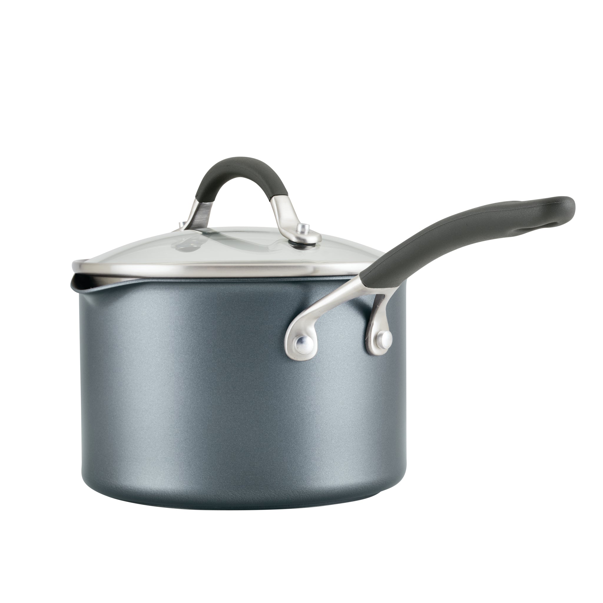 3 Quart A1 ScratchDefense™ Nonstick Saucepan with Lid - Perfect for Cooking Sauces, Soups, and Pasta in Your Kitchen