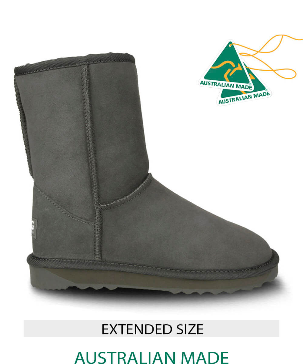 Premium UGG Classic Short Boots for Men – Big Size Available – Warm & Comfortable Winter Boots for Snow, Hiking & Outdoor Activities