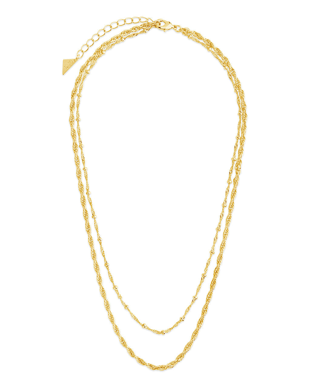Raya Layered Chain Necklace for Women - Elegant Gold Plated Layered Necklace Set, Trendy Minimalist Jewelry for Everyday Wear, Perfect for Casual Outfits, Office, Date Night & Special Occasions