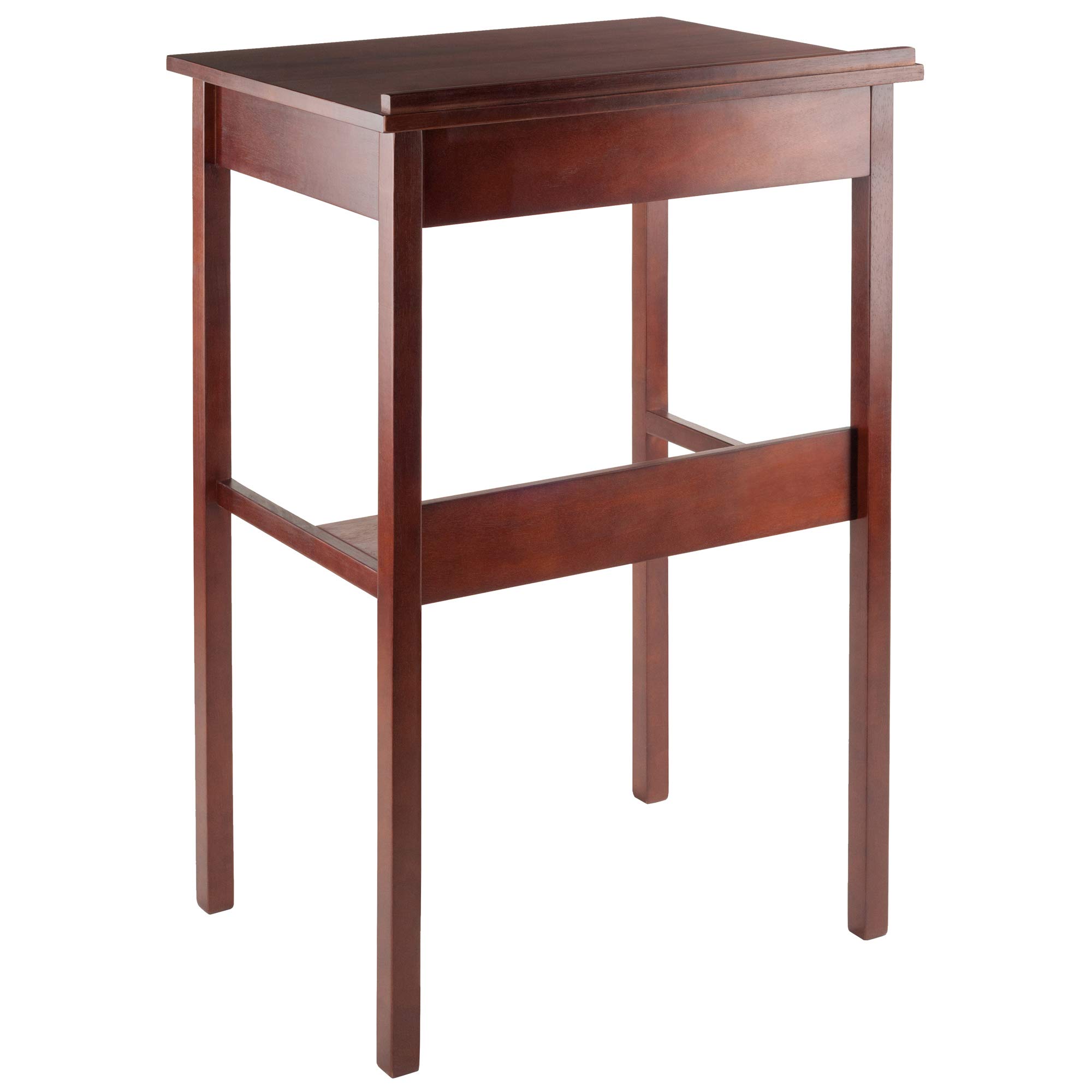 Walnut Winsome Ronald High Desk for Home Office & Study