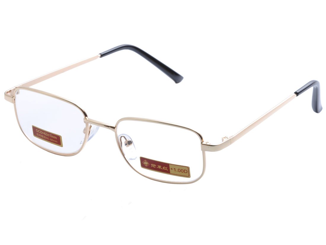 Premium Metal Full Rim Reading Glasses for Men & Women - Lightweight Comfort for Daily Use, Office, and Reading
