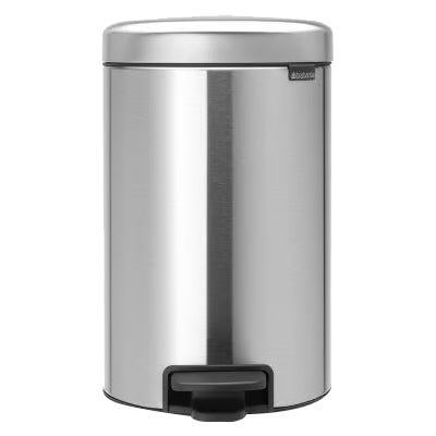 12L NEWICON Stainless Steel Step Trash Can - Touch-Free Pedal Bin for Kitchen, Bathroom & Office Waste Disposal