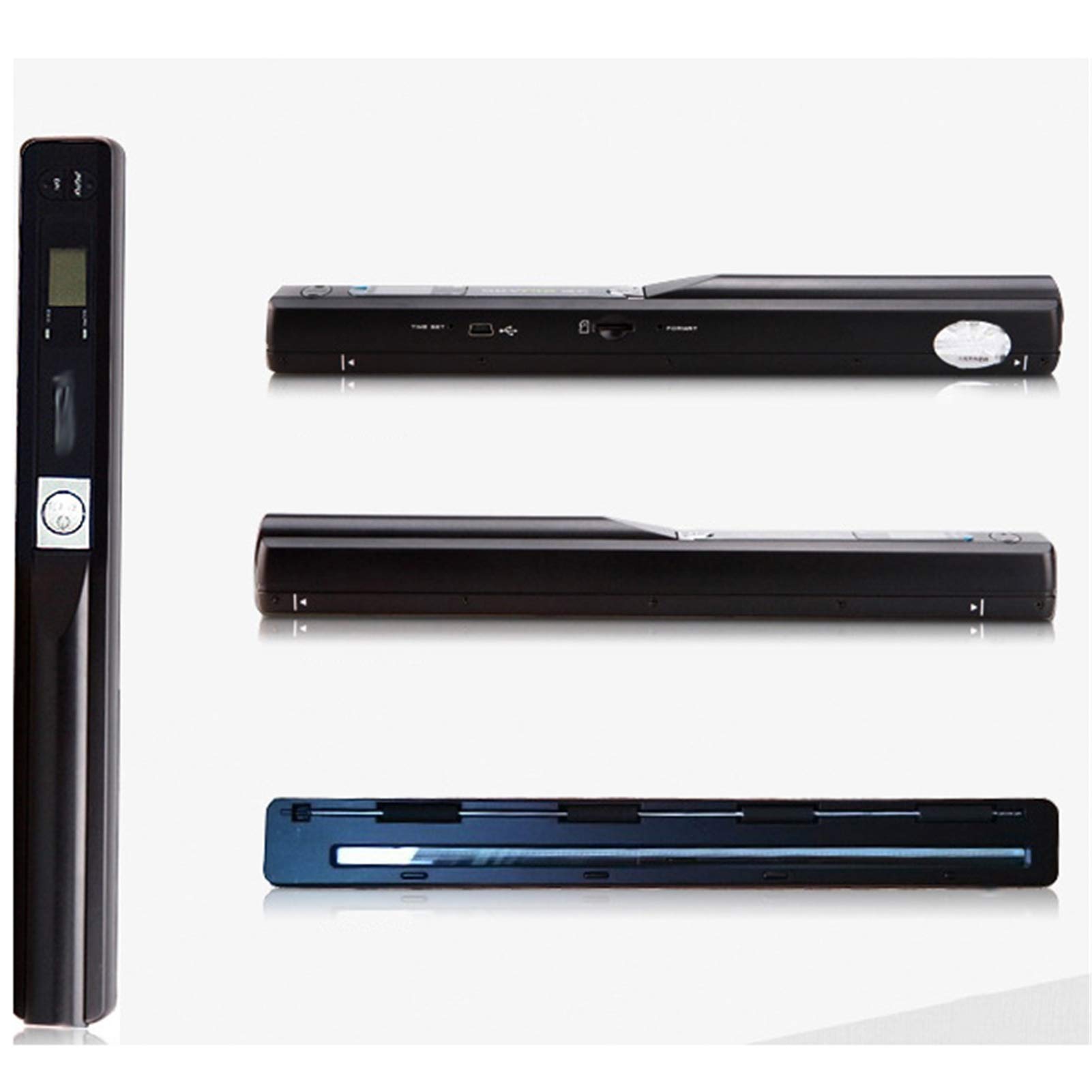 Dbtxwd Portable Handheld Document Scanner - 900DPI A4 Size Scanner with LCD Display, Supports JPG/PDF Formats, Battery Powered for Business Receipts, Books & Office Documents (Green) - Perfect for Mobile Professionals, Home Office & On-the-Go Scanning Needs