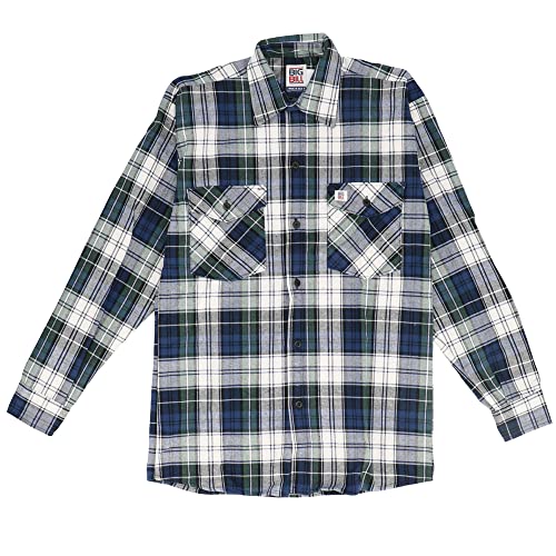 Plaid White & Green