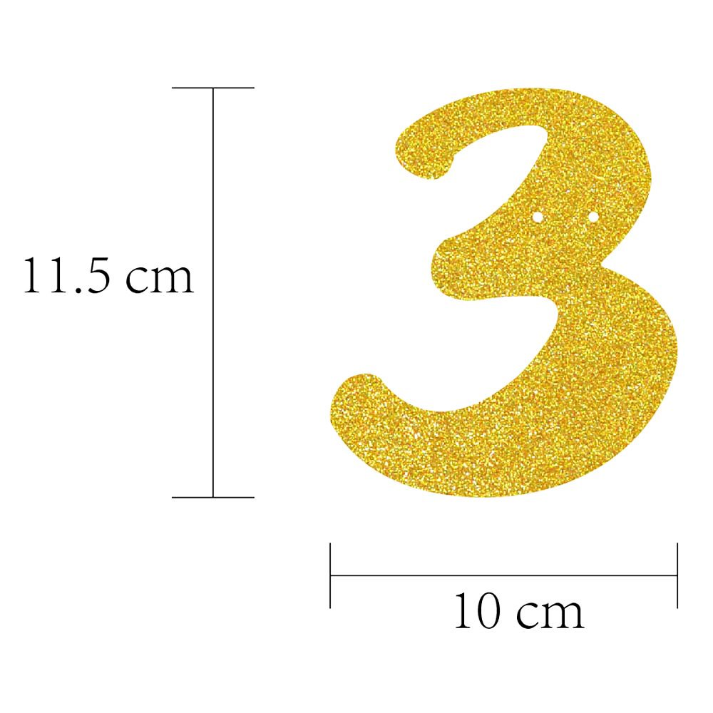 GOER 30th Birthday Champagne Glasses with Gold Glitter - Elegant 30-Year Anniversary Party Decorations for Celebrations, Toasts & Special Occasions