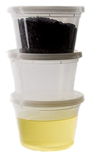 Premium Heavy Duty Food Storage Containers with Lids - Leakproof & Airtight Deli Containers for Soup, Meal Prep, Takeout - Stackable, Microwave & Dishwasher Safe, BPA Free (8-Pack, Round, 168 oz) - Ideal for Home Kitchen, Restaurant, Catering & Meal Prepping