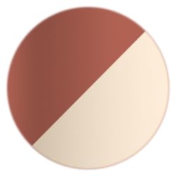Brick Red/Almond Beige