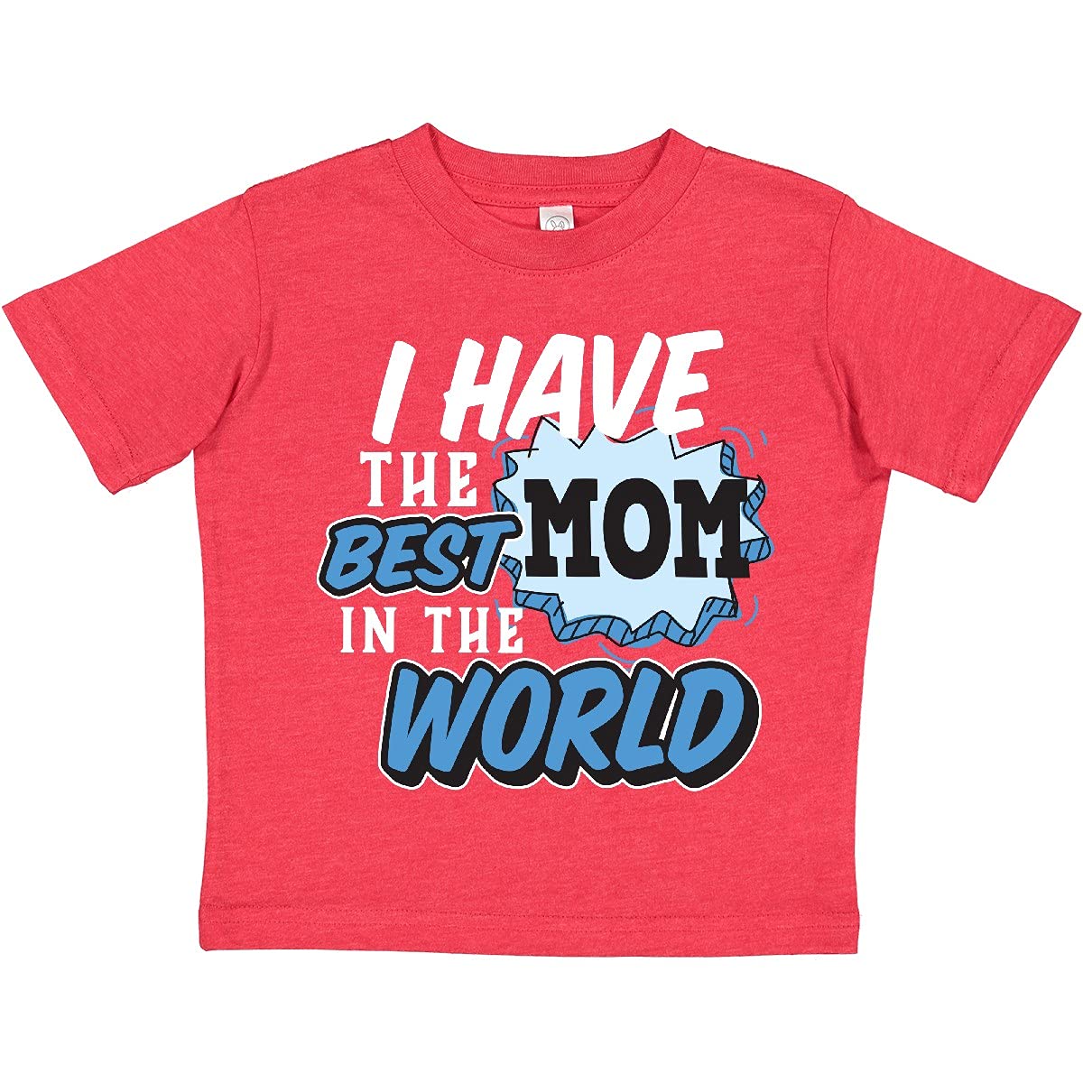 Best Mom Toddler T-Shirt with Speech Bubble - Perfect Gift for Mother's Day