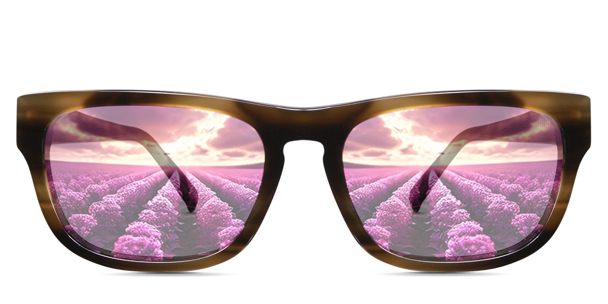 Keliot Men's Prescription Tinted Sunglasses – UV Protection Polarized Lenses for Driving, Fishing & Outdoor Activities