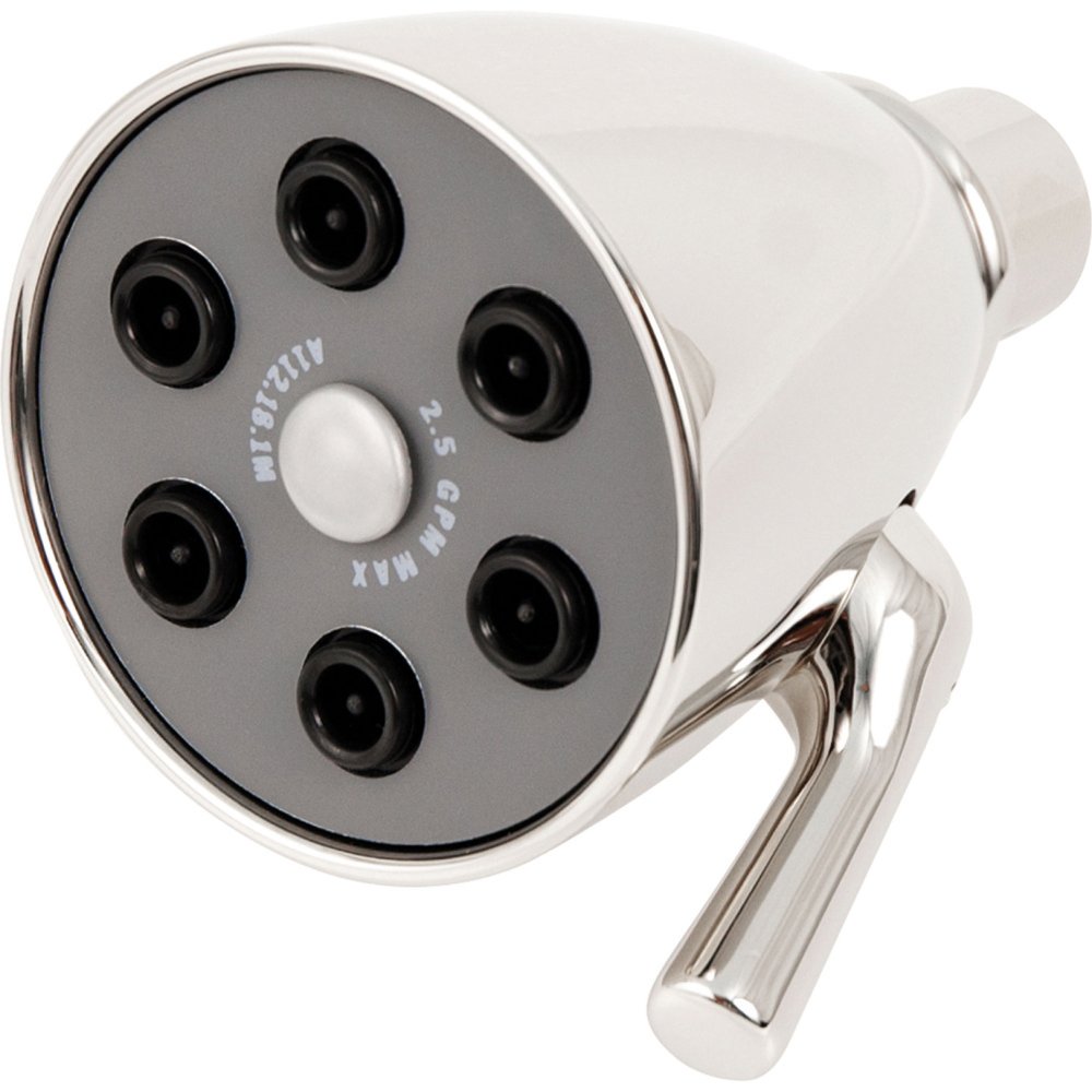 High Pressure 6-Jet Shower Head - Adjustable Rainfall Showerhead for Spa-Like Relaxation at Home - Perfect for Bathroom, Master Suite & Guest Bath Renovations
