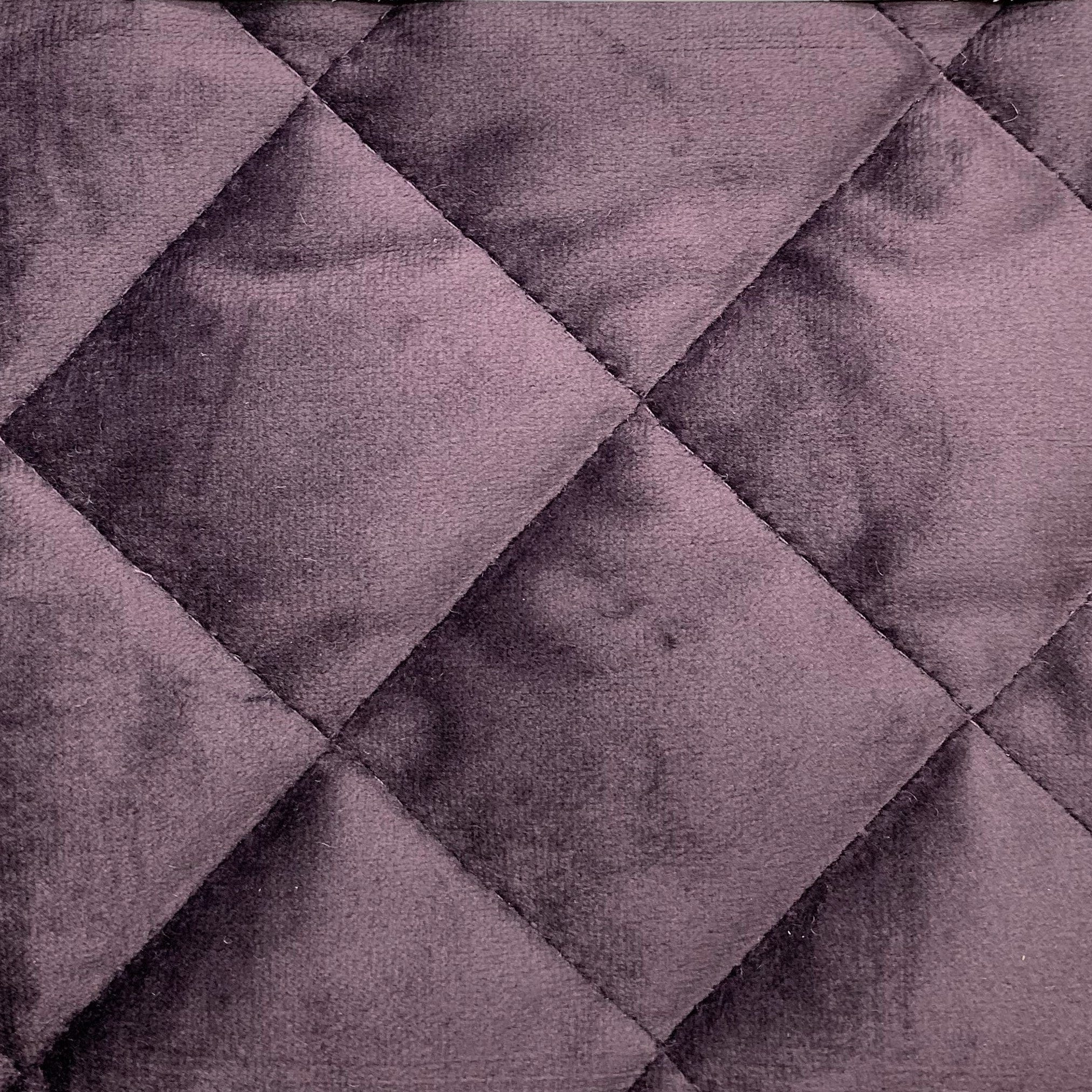 Luxury Velvet Diamond Quilt Swatch Bundle - Premium Fabric Samples for DIY Sewing, Quilting & Home Decor Projects - Perfect for Crafting, Upholstery & Patchwork Designs