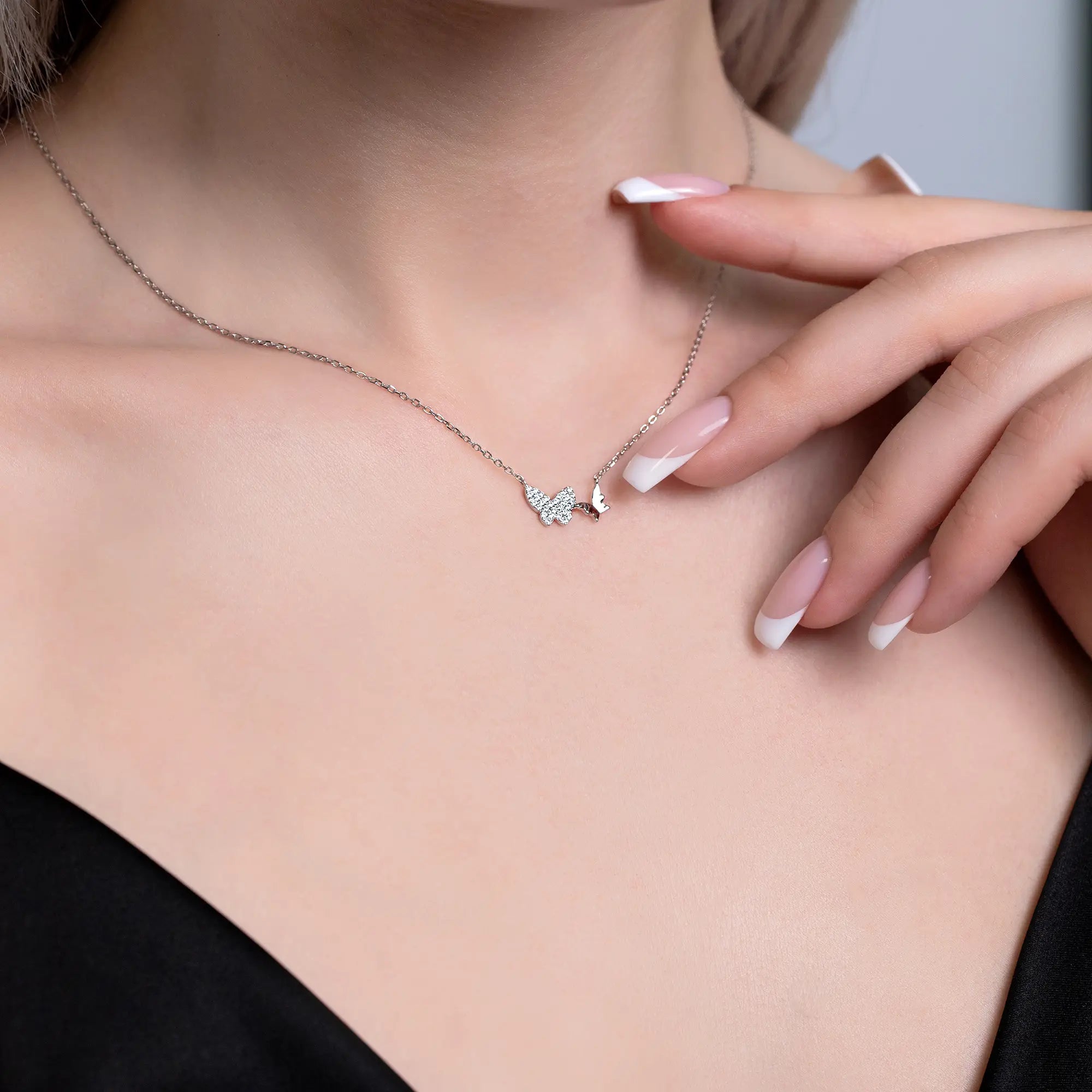Butterfly Necklace for Women - Elegant Gold Plated Butterfly Pendant Jewelry Gift for Her - Perfect for Birthday, Anniversary & Everyday Wear