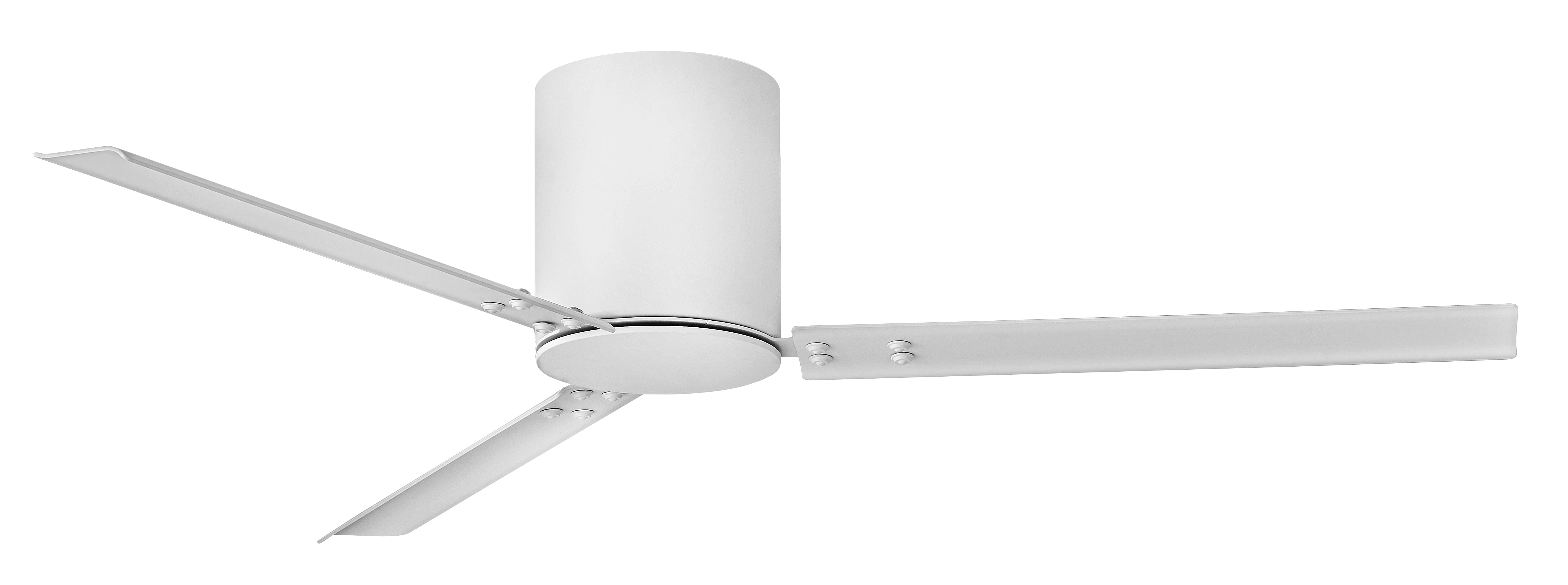 Indy Flush Mount Ceiling Fan with Light - Modern Low Profile Design for Bedroom, Living Room & Office - Quiet Energy Efficient DC Motor
