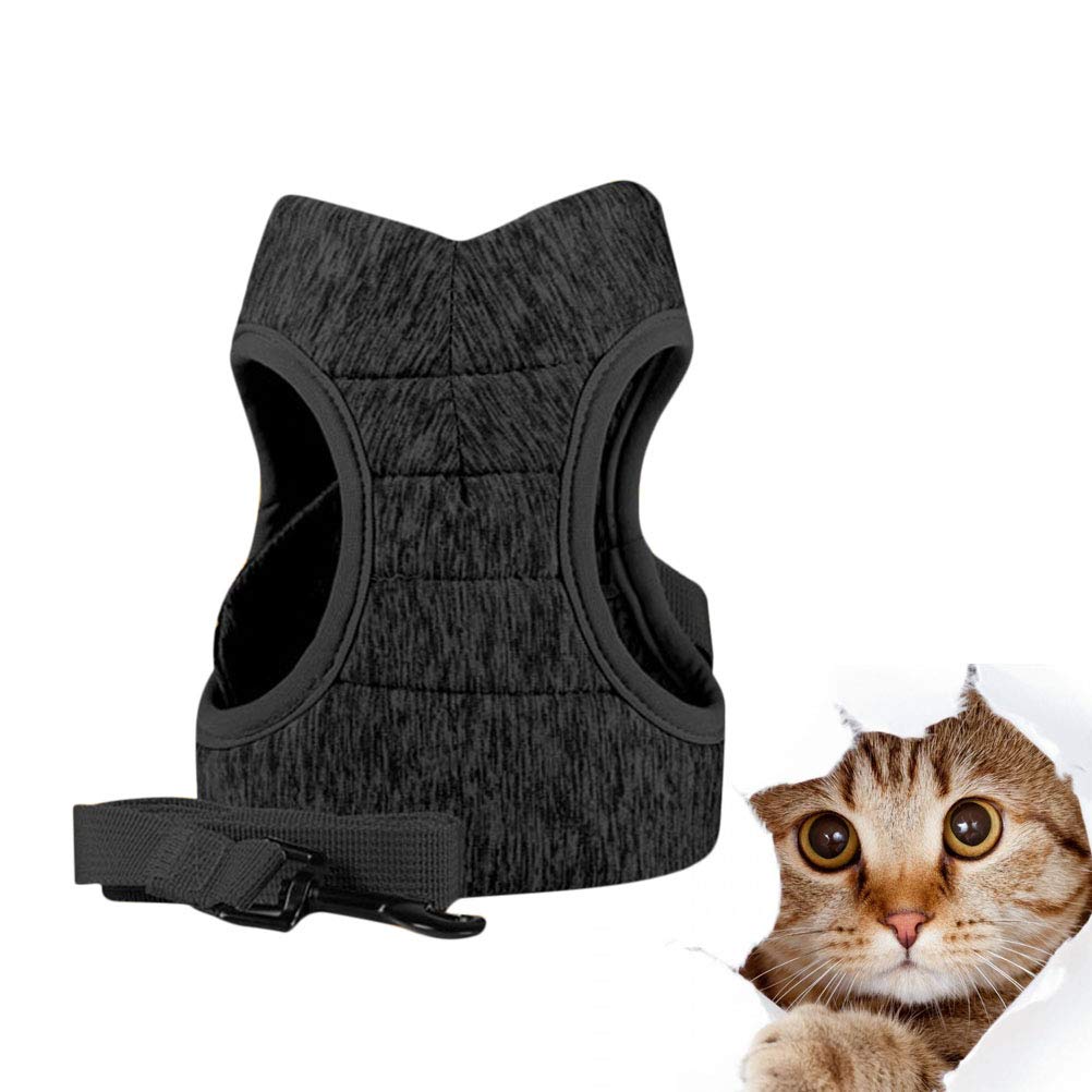 Small Dog Harness & Cat Vest Harness - Adjustable Pet Chest Strap with Leash for Walking, Training & Outdoor Adventures
