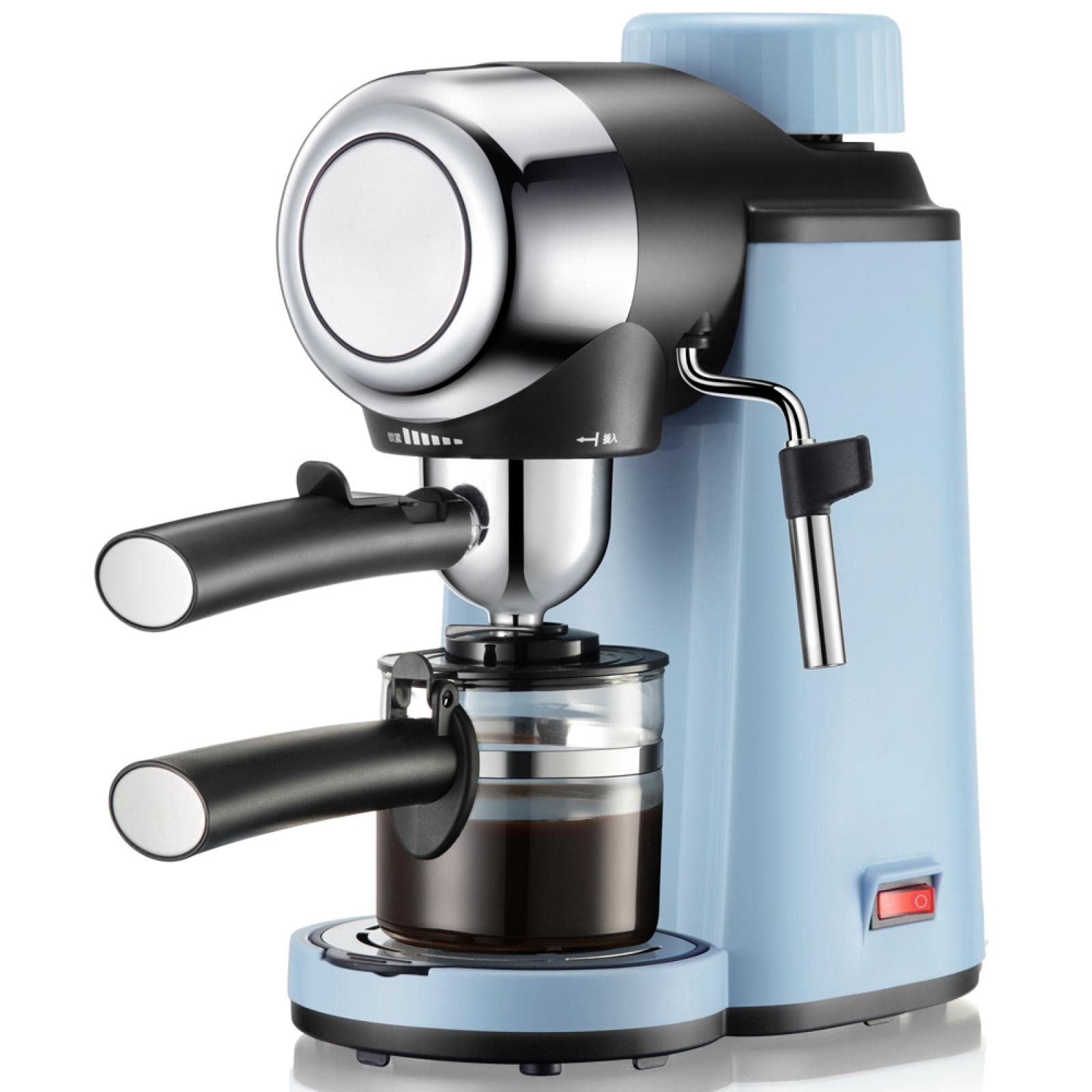 Programmable Mini Espresso Machine for Home - Automatic Coffee & Cappuccino Maker with Custom Settings | Perfect for Kitchen, Office, and Cafe Use | Makes Latte, Americano & Specialty Drinks