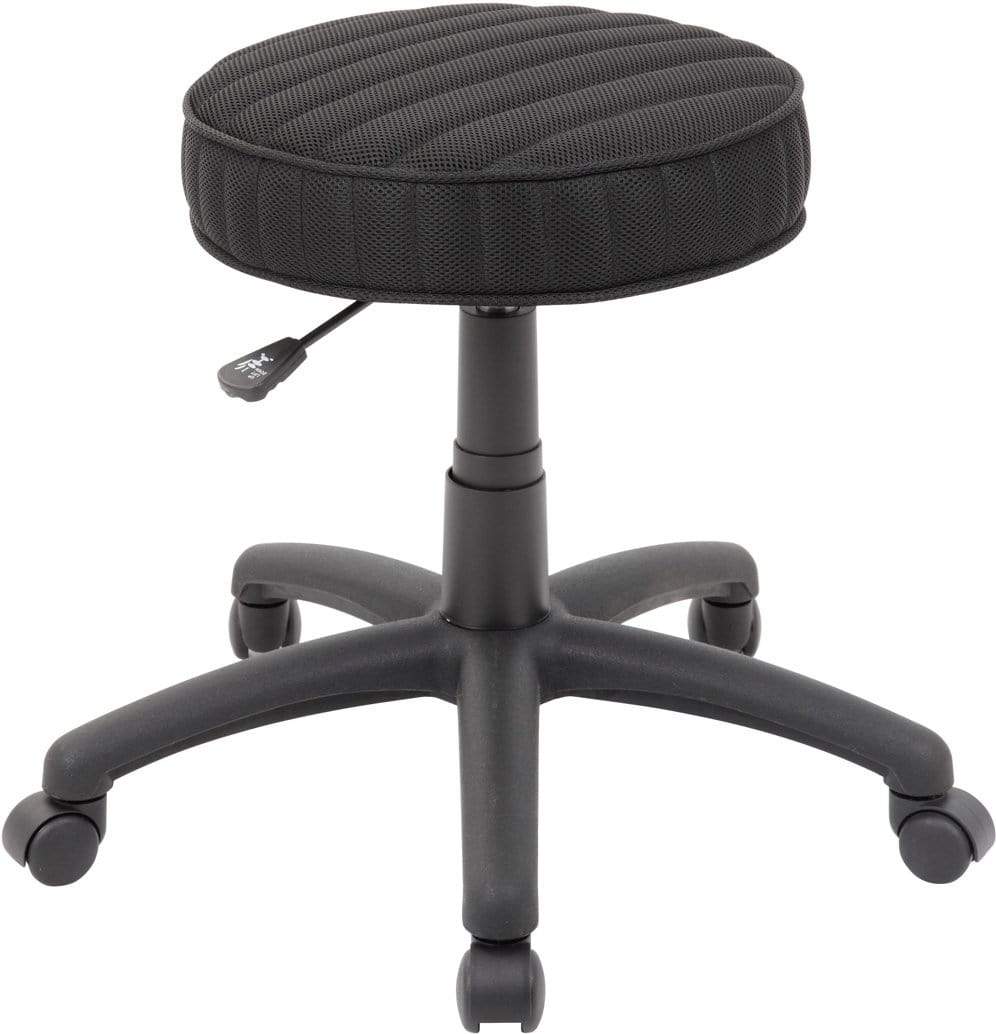 Boss The DOT Stool [B210 BK] - Modern Bar Stool for Kitchen Island, Dining Counter & Home Decor - Adjustable Height & Sleek Black Design