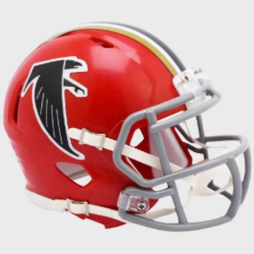 Authentic Riddell Speed Mini Throwback Helmet (1966-1969) - Atlanta Falcons NFL Collectible for Fans & Display
