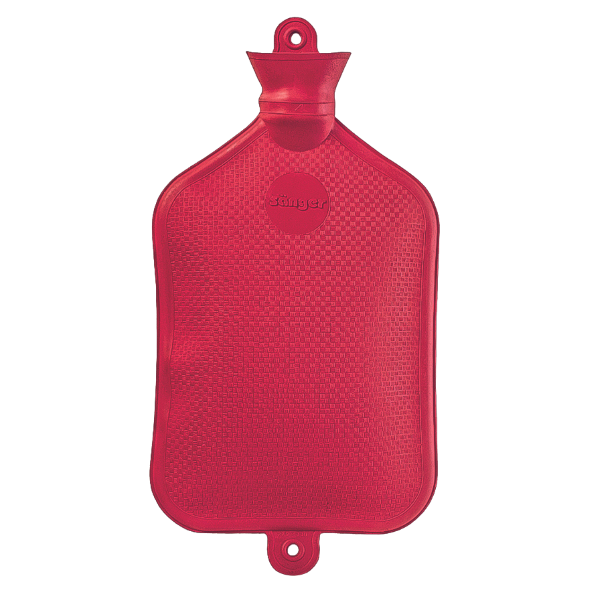 3L Red Sanger Hot Water Bottle for Pain Relief - Long Lasting Warmth for Cold Nights, Menstrual Cramps & Muscle Aches - BPA Free Rubber Hot Water Bag for Bed, Sofa & Travel