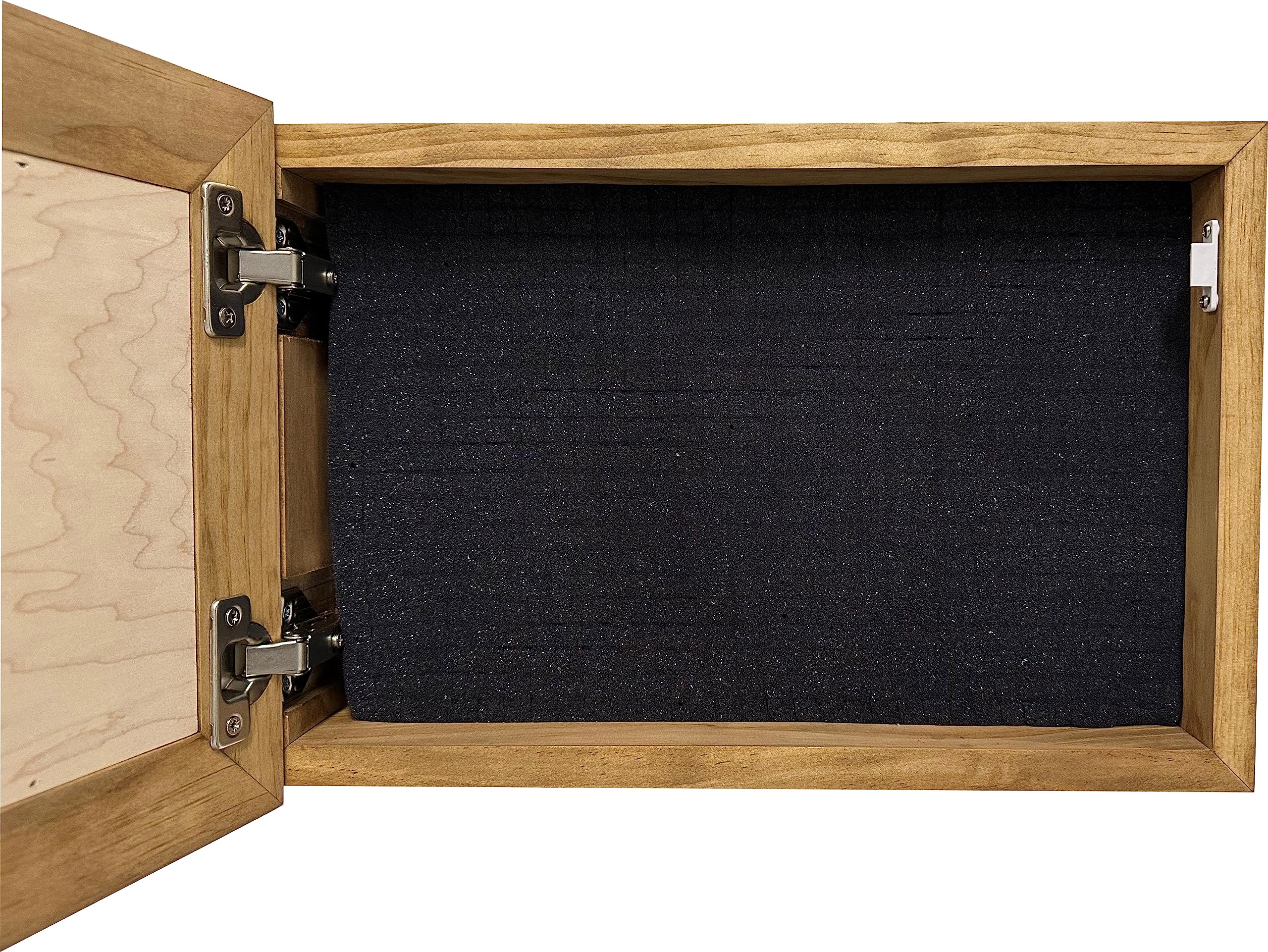 American Flag Hidden Gun Storage Cabinet with Eagle - Decorative & Secure Concealed Gun Safe by Bellewood Designs - Perfect for Home, Office & Cabin Security