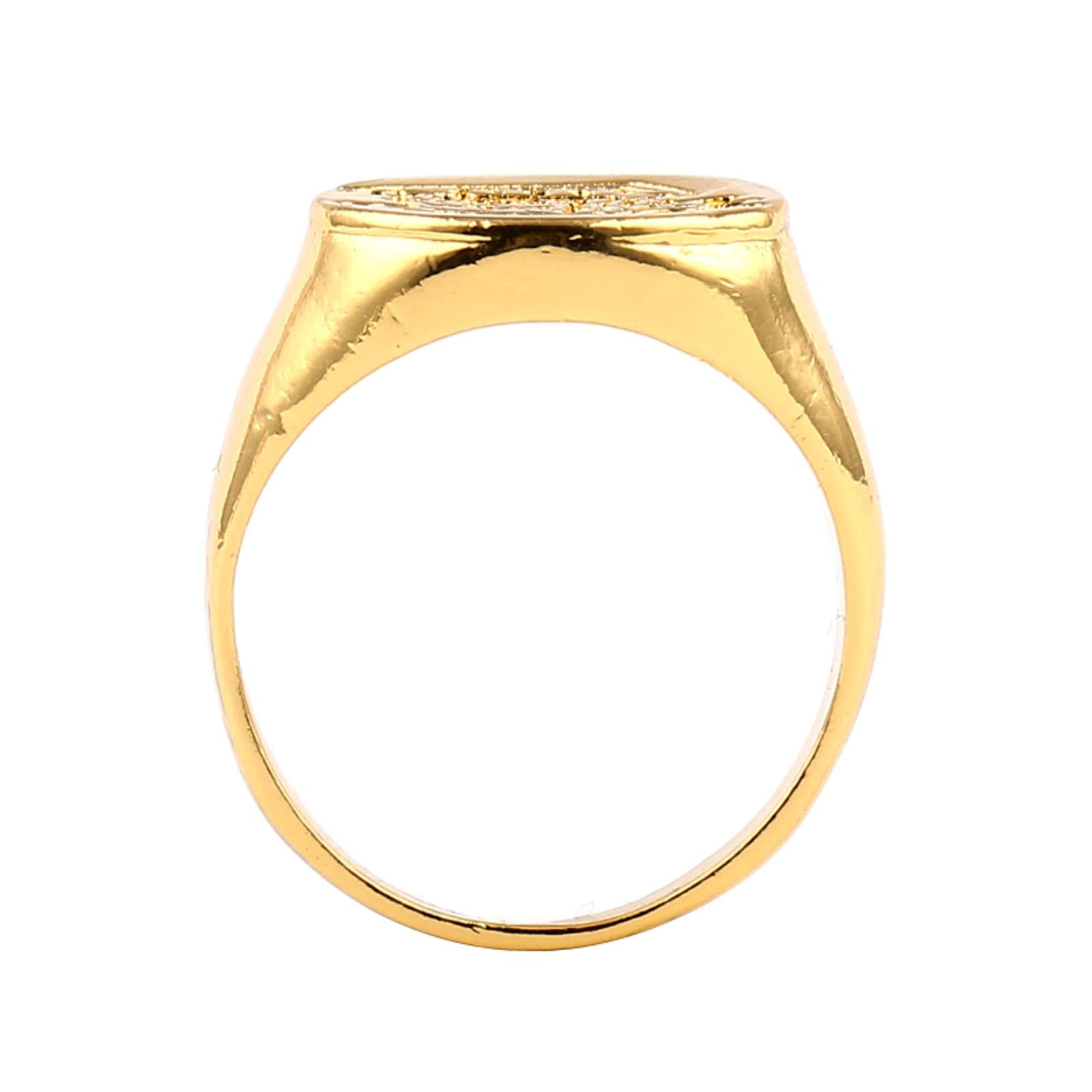 Kingsman The Secret Service Custom Signet Rings for Men & Women - Engraved Stainless Steel Wedding Band, Anniversary Gift - Perfect for Cosplay, Parties & Formal Events